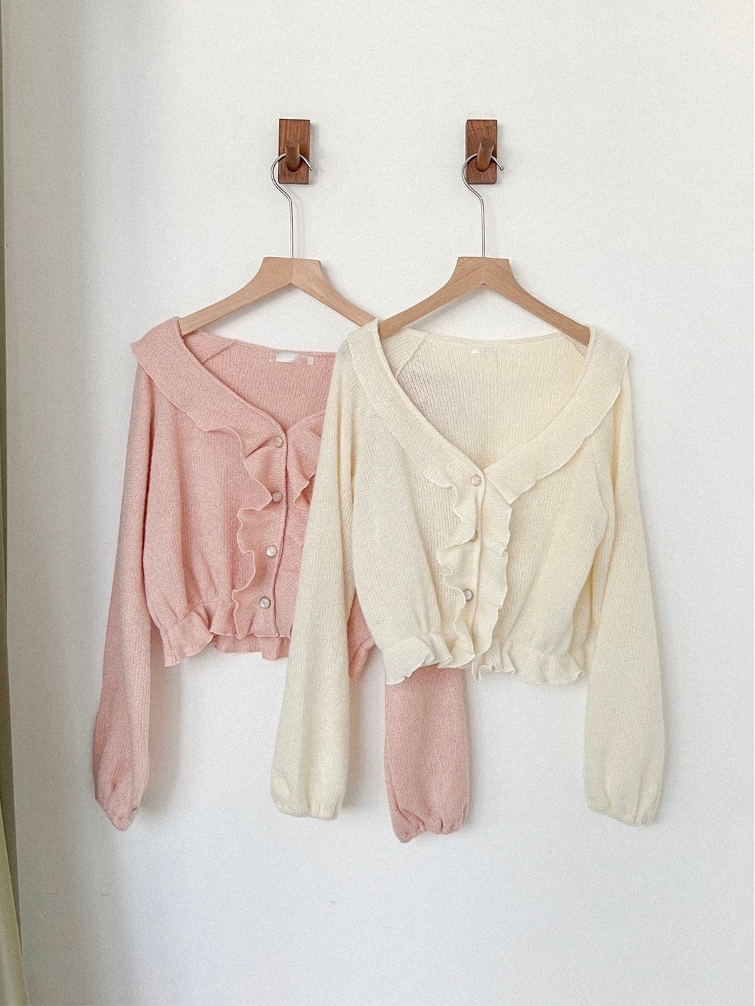 Ruffle Cardigan