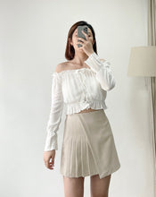 Load image into Gallery viewer, Half Pleated Skirt Pants
