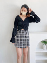 Load image into Gallery viewer, Button Tweed Skirt
