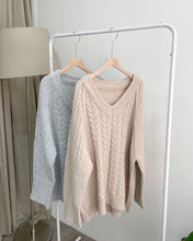 Load image into Gallery viewer, Wool10 V-neck Knit Ops
