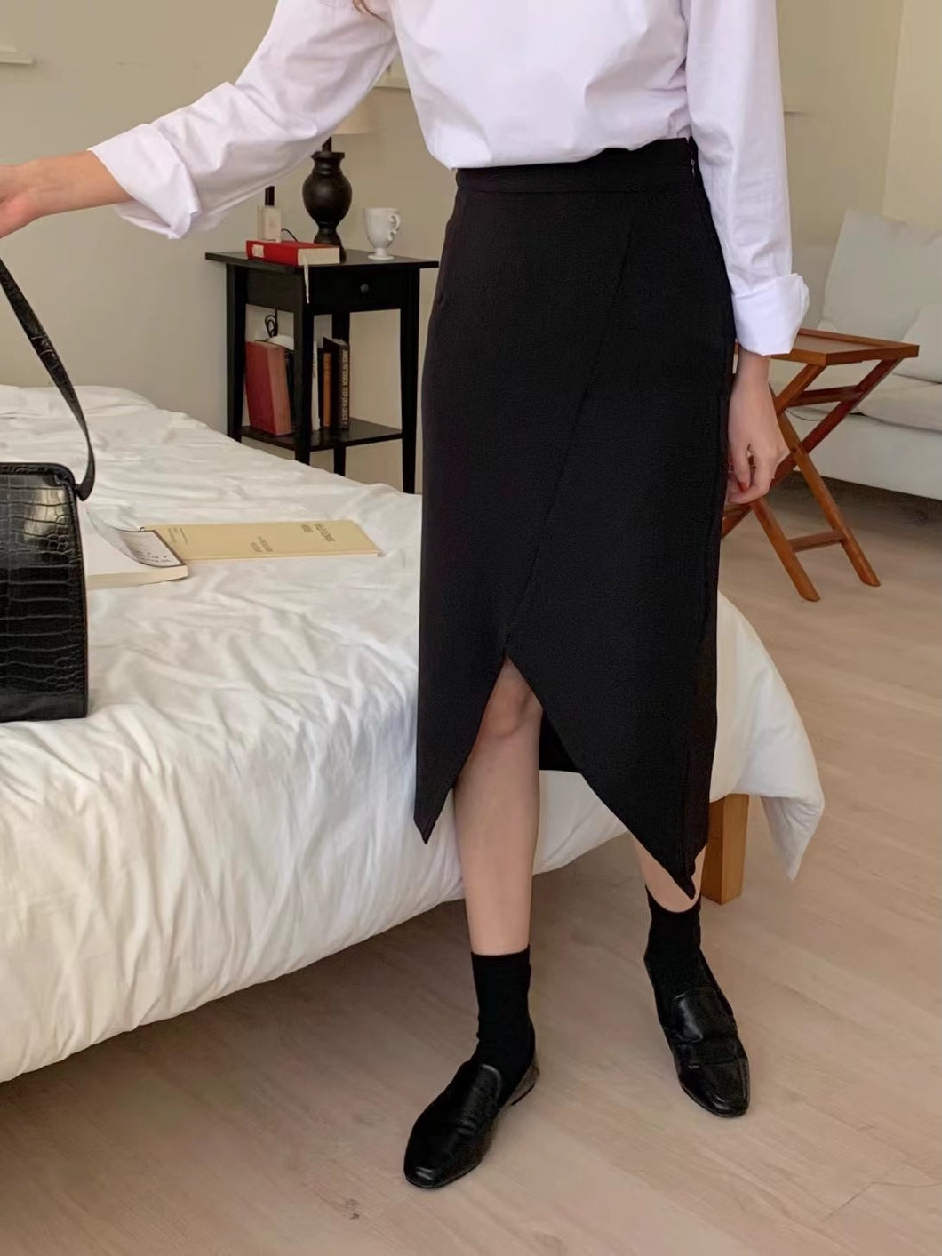 Front Split Skirt