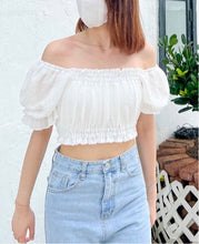 Load image into Gallery viewer, Marshmallow Shoulder Top
