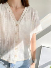 Load image into Gallery viewer, V-neck Floral Lace Top
