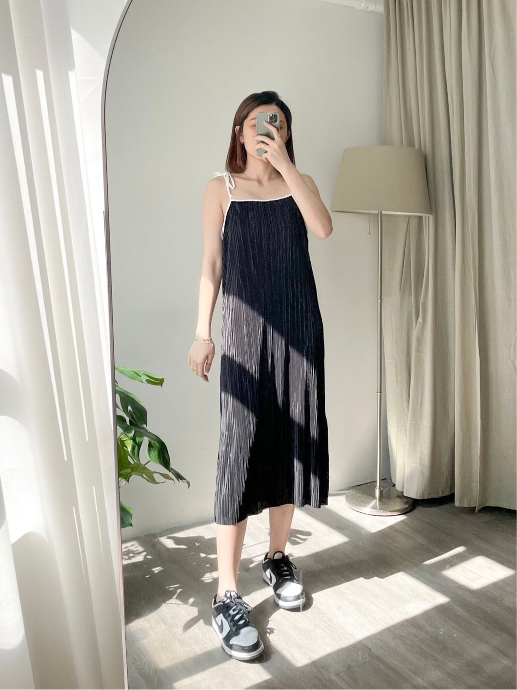 Cami Pleated Dress