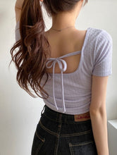 將圖片載入圖庫檢視器 Tie Up Cropped Top
