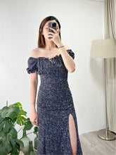 Load image into Gallery viewer, Floral Ribbon Slit Dress
