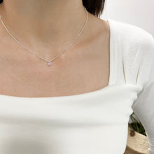 Load image into Gallery viewer, S925 Heart Stone Necklace
